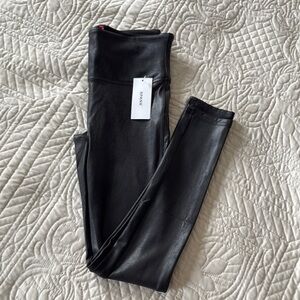Spanx Black Faux Leather Leggings